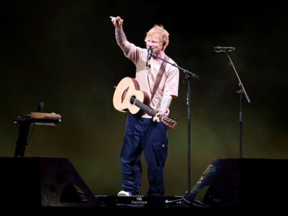 Ed Sheeran performs during iHeartRadio KISS108's Jingle Ball 2025 Presented By Capital One