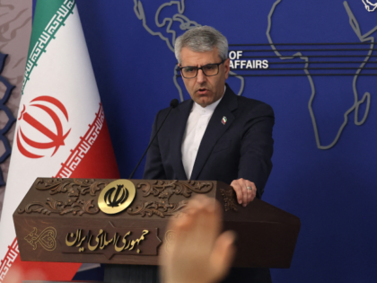 Iranian foreign ministry spokesman Esmail Baqaei responds to reporters on his country's fo