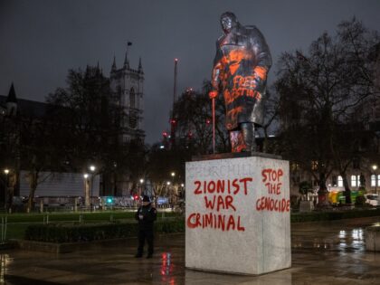 Pro-Palestine Activist Who Spray Painted London’s Churchill Statue Avoids Punishment