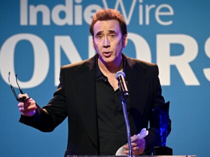 Nicolas Cage receives the Innovation Award at IndieWire TV Honors 2026 held at Nya Studios