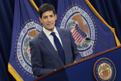 WASHINGTON, DC - JUNE 17: Federal Reserve Chair Kevin Warsh speaks to reporters during his