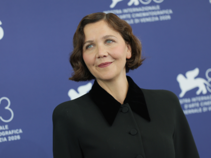 VENICE, ITALY - SEPTEMBER 02: Jury president Maggie Gyllenhaal attends the Jury Photocall