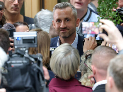 BERLIN, GERMANY - SEPTEMBER 07: Ulrich Siegmund lead candidate of the far-right Alternativ