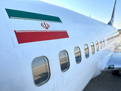Iranian airplane in Tehran airport