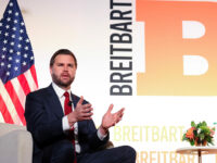 U.S. Vice President JD Vance participates in a fireside chat with Breitbart Washington Bureau Chief Matt Boyle at the Andrew W. Mellon Auditorium on November 20, 2025 in Washington, DC. Vance was interviewed on the issues and goals of the second Trump Administration. (Photo by Tasos Katopodis/Getty Images)