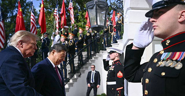 WATCH: Trump Hosts Xi in Pomp-Filled Ceremony