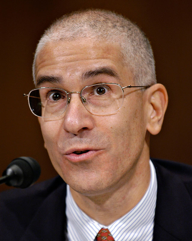 Daniel Richman, a professor at Columbia Law School in New York, testifies before the Senate Committee on the Judiciary on "Examining Approaches to Corporate Fraud Prosecutions and the Attorney-Client Privilege Under the McNulty Memorandum" on September 18, 2007, in Washington, D.C. (Photo by Stephanie Kuykendal/Bloomberg via Getty Images)