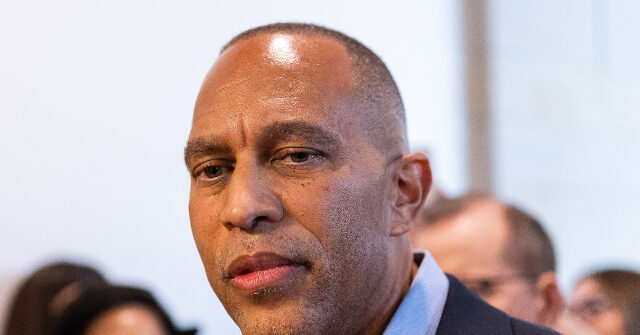 Report: House Minority Leader Hakeem Jeffries Faces Pressure After Two Democrats Vote with Republicans