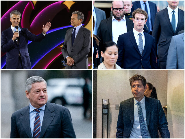 HollywoodCEOsecurity SHANGHAI, CHINA - JUNE 15: Former CEO of Walt Disney Company Bob Iger and current CEO of W