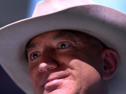 Jeff Bezos with his crazy stare