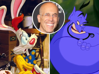 Jeffrey Katzenberg, Roger Rabbit, Aladdin genie