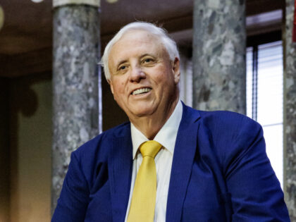 U.S. Senator Jim Justice (R-WV) following his ceremonial swearing in as the new Republican