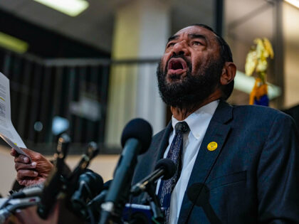 HOUSTON, TEXAS - JULY 10: U.S. Rep. Al Green speaks during a news conference in Houston on