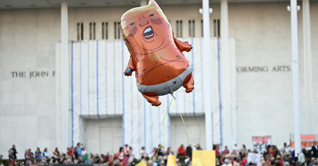 WATCH: Hundreds Protest Trump's Plan to Renovate the Kennedy Center