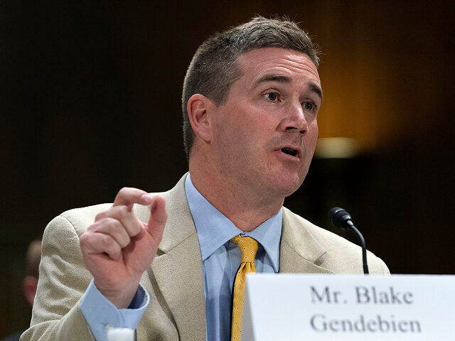May2-2023-filephoto-Blake-Gendebien-DC-ap Blake Gendebien testifies before the Senate Agriculture, Nutrition, and Forestry Subcommit