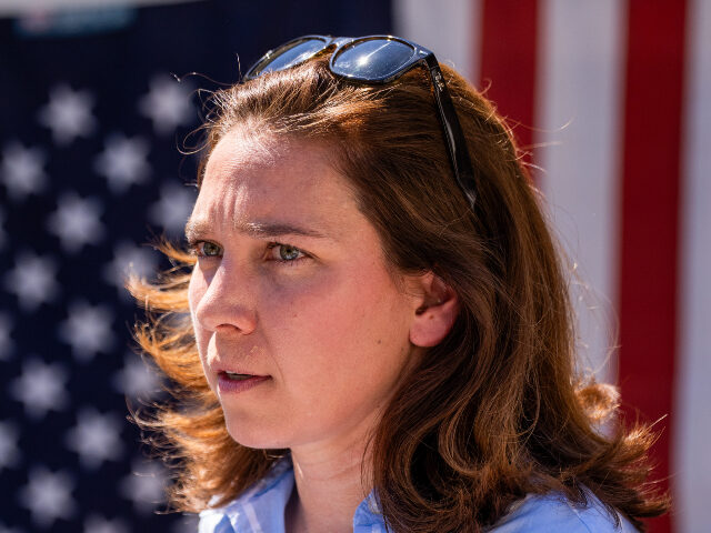 Rebecca Bennett, Democratic US Congressional candidate for New Jersey, at a canvass launch