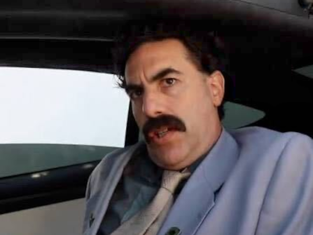 Sacha Baron Cohen - Borat car