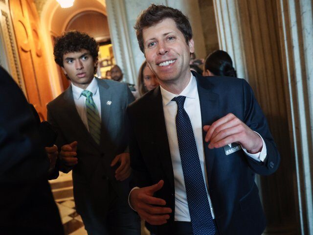 Sam Altman is all smiles with OpenAI