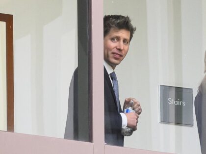 Sam Altman leaving courtroom