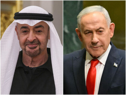 UAE President Sheikh Mohamed bin Zayed al-Nahyan arrives for a welcoming ceremony prior to