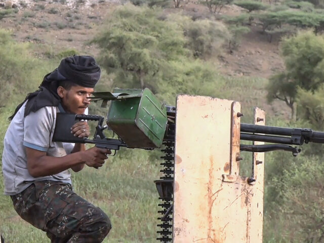 This frame grab taken from AFPTV video footage on September 9, 2026, shows a member of the