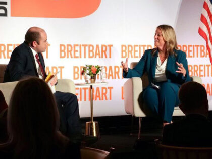 Breitbart News Washington Bureau Chief Matthew Boyle (left) interviews Alliance for a Bett