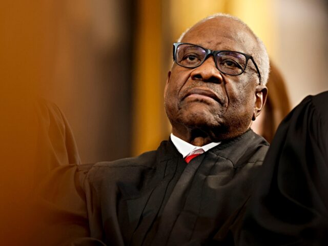 clarence thomas Clarence Thomas, associate justice of the US Supreme Court, during the 60th presidential i