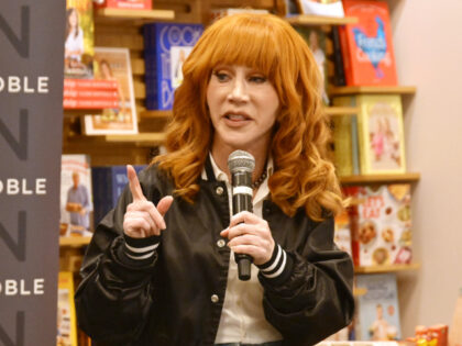 LOS ANGELES, CALIFORNIA - SEPTEMBER 20: (L-R) Author Liz Flynt and comedian Kathy Griffin