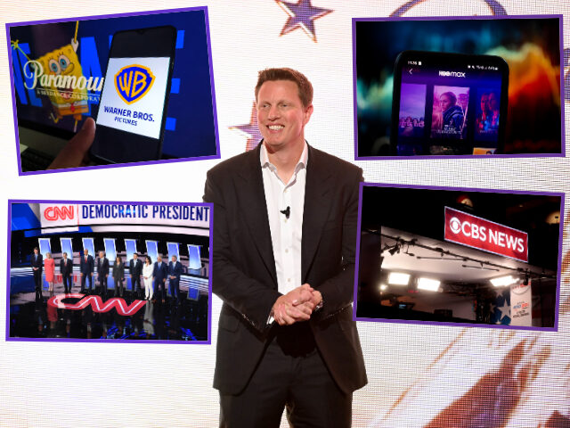 paramountmergerjudgeok NEW YORK, NEW YORK - APRIL 22: David Ellison, Chairman & CEO, Paramount Skydance speak