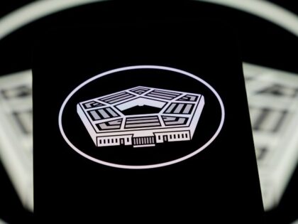 pentagon logo on phone