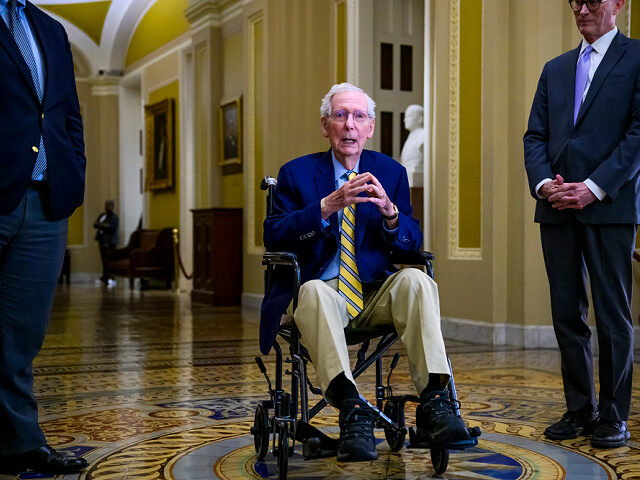 Mitch McConnell’s Speech Noticeably Slower as He Returns to Capitol