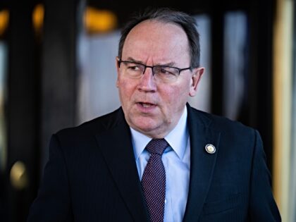 UNITED STATES - JANUARY 22: Rep. Tom Tiffany, R-Wis., leaves a meeting of the House Republ