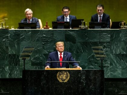 President Donald J. Trump delivers remarks to the 81st session of the United Nations Gener