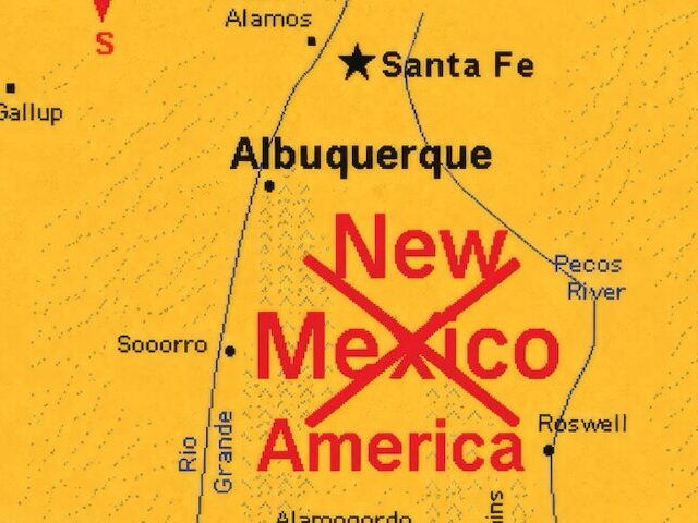 President Trump Posts Map Renaming New Mexico to New America