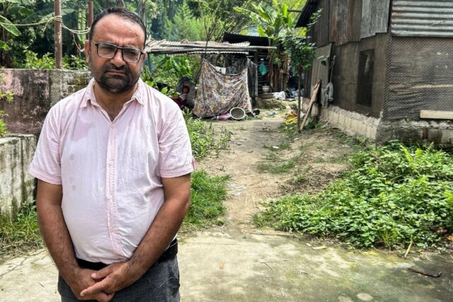 Rajendra Dawadi was inside his school near Nepal's Trishuli River with around 900 stu