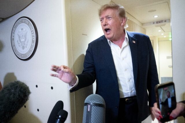 US President Donald Trump signed an executive order in March 2026 seeking to restrict mail-in voting -- ahead of midterm elections in November
Trump is returning from Ireland where he attended the Irish Open golf tournament at his family's course in Doonbeg over the weekend. US President Donald Trump signed an executive order in March 2026 seeking to restrict mail