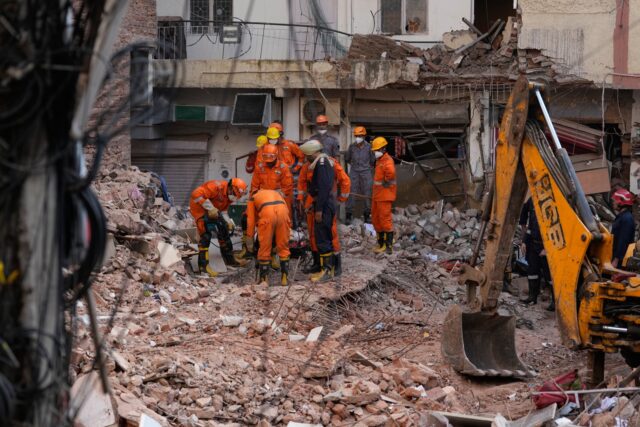 India Building Collapse The Associated Press