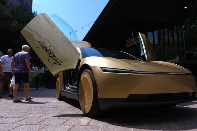 Tesla Cybercab The Associated Press