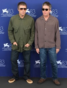 Noel and Liam Gallagher promote Oasis doc in Venice