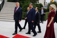 Trump, Xi meet at White House, reveal nothing about discussions