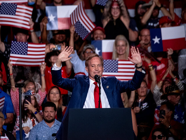 SAN ANTONIO, TEXAS - OCTOBER 7: Republican U.S. Senate candidate Texas Attorney General Ke