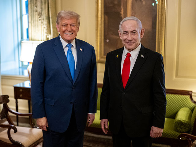 Flickr President Donald Trump and Israeli Prime Minister Benjamin Netanyahu speak privately in th