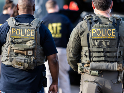 New Homeland Security Task Force kevlar vest placard photo shoot in Wichita Falls, Texas.