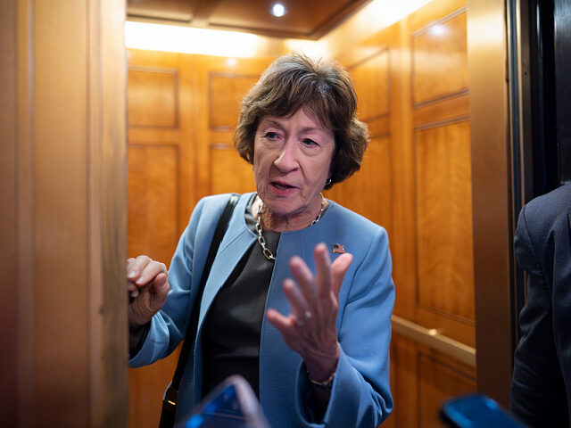 9-24-26-Sen-Susan-Collins-R-Maine-ap Sen. Susan Collins, R-Maine, responds to reporters about the confirmation hearing for Heid