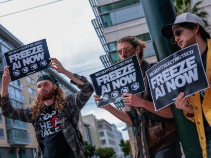 AI protesters