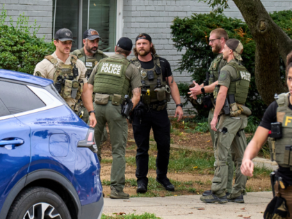 Officers from several federal agencies including FBI, Federal Marshalls, HSI, and Park Pol