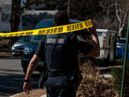 Baltimore Police respond to the scene of a shooting, Tuesday, March 10, 2026, in Baltimore