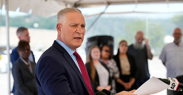 Title: Executions Three In One Day Image ID: 26225608672619 Article: Tennessee Department of Correction Commissioner Frank Strada speaks at Riverbend Maximum Security Institution after the execution of Anthony Darrell Hines Thursday, Aug. 13, 2026, in Nashville, Tenn. (AP Photo/Mark Humphrey)