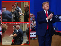 WATCH: Trump Unfazed by at Least 10 Protesters During South Carolina Speech