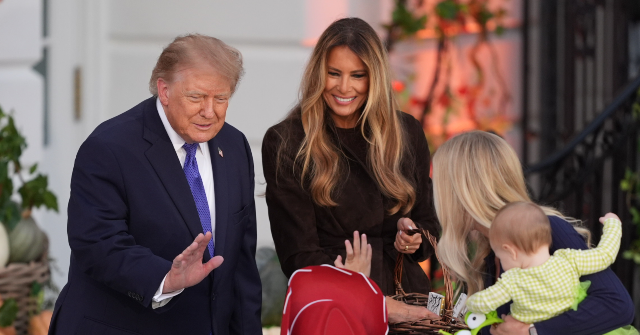 WATCH — President Trump and First Lady Welcome 6,000 Guests for Halloween at the White House: 'No Tricks, Just Treats'
